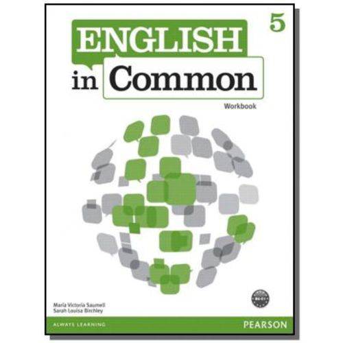 Tamanhos, Medidas e Dimensões do produto English In Common 5 Workbook
