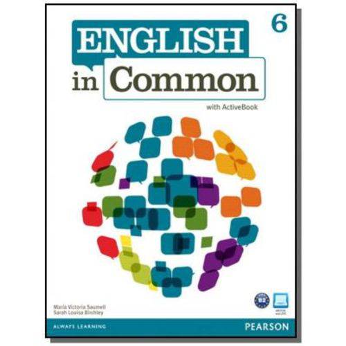 Tamanhos, Medidas e Dimensões do produto English In Common 6 Students Book With Active Boo