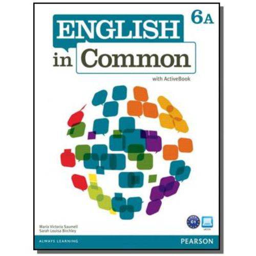 Tamanhos, Medidas e Dimensões do produto English In Common 6a Split Sb With Activebook And