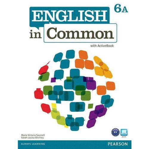 Tamanhos, Medidas e Dimensões do produto English In Common 6A - Split With Active Book With Active Book CD-ROM