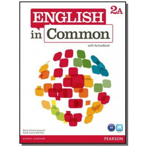 Tamanhos, Medidas e Dimensões do produto English In Common 2a Students Book And Workbook Wi