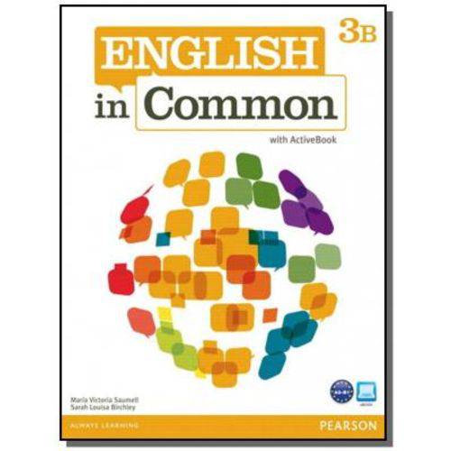 Tamanhos, Medidas e Dimensões do produto English In Common 3b Students Book And Workbook Wi