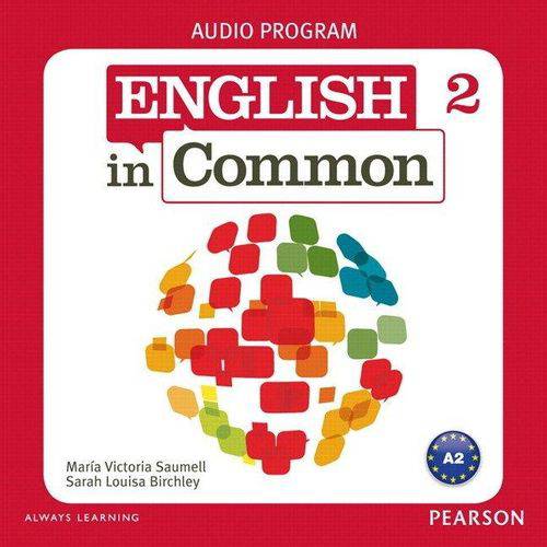 Tamanhos, Medidas e Dimensões do produto English In Common 2 CL Aud Cd 2 Aud Program (2) 1E