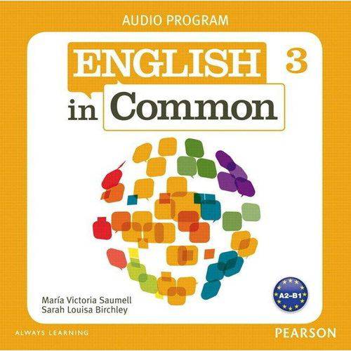 Tamanhos, Medidas e Dimensões do produto English In Common 3 CL Aud Cd 3 Aud Program (2) 1E