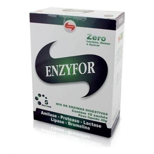 Tamanhos, Medidas e Dimensões do produto Enzyfor 10 X 3g Vitafor