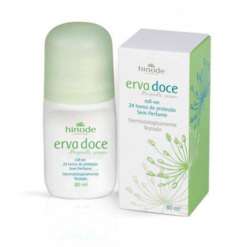 Tamanhos, Medidas e Dimensões do produto Erva Doce Desodorante Roll-On Sem Perfume 80ml - Hinode