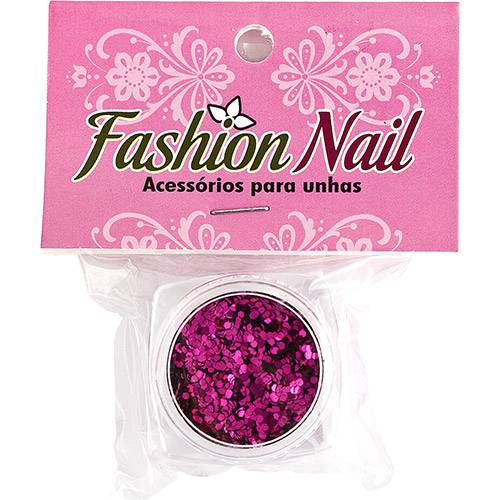 Tamanhos, Medidas e Dimensões do produto Escama de Peixe Rosa FN 677 Fashion Nail