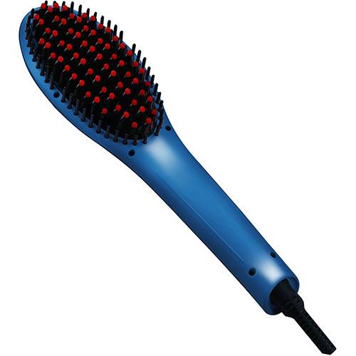 Tamanhos, Medidas e Dimensões do produto Escova Alisadora Elétrica New Hair Azul Bivolt