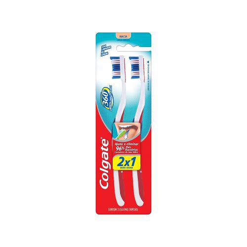 Tamanhos, Medidas e Dimensões do produto Escova Dental Colgate 360 Graus Leve 2 Pague 1