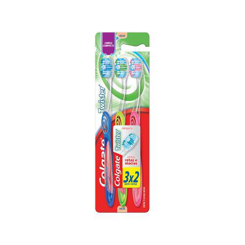 Tamanhos, Medidas e Dimensões do produto Escova Dental Colgate Twister Ultra Completo Leve 3 Pague 2