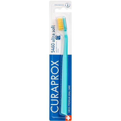 Tamanhos, Medidas e Dimensões do produto Escova Dental Curaprox Ultra Soft CS 5460 - Turquesa e Amarelo