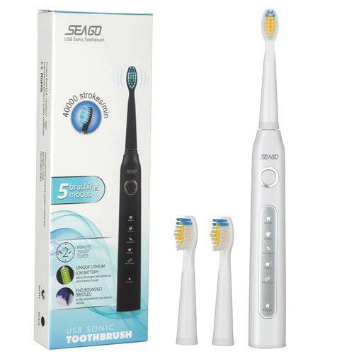 Tamanhos, Medidas e Dimensões do produto Escova Dental Elétrica Seago Sg507 - Preta