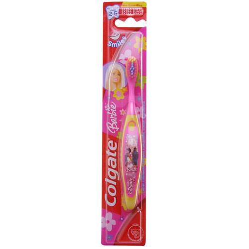 Tamanhos, Medidas e Dimensões do produto Escova Dental Infantil Barbie Extra Macia - Colgate Rosa/Pink