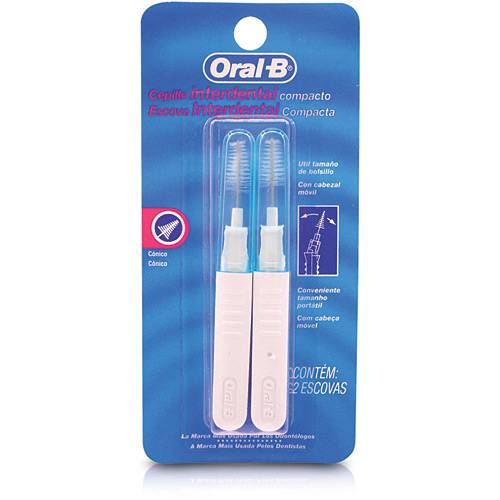 Tamanhos, Medidas e Dimensões do produto Escova Dental Interdental Compacta Cônica - Oral-B