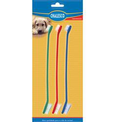 Tamanhos, Medidas e Dimensões do produto Escovas de Dente P/ Cães (cores Sortidas) - Chalesco