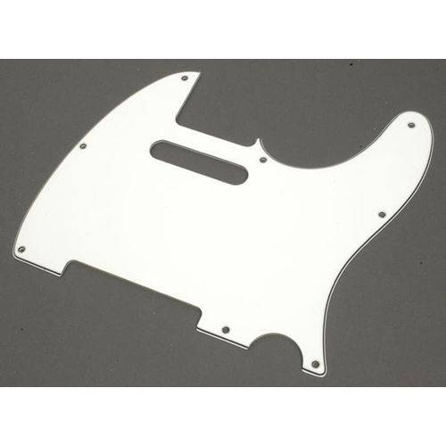 Tamanhos, Medidas e Dimensões do produto Escudo para Guitarra Telecaster Branco Spirit 3camadas X310