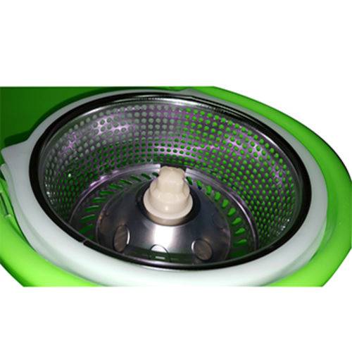 Tamanhos, Medidas e Dimensões do produto Esfregão Mop Limpeza Microfibra 360º Balde Centrífuga Verde