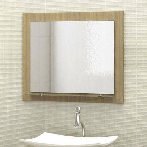 Tamanhos, Medidas e Dimensões do produto Espelheira para Banheiro Barcelona 60x50 Nogueira - Mgm