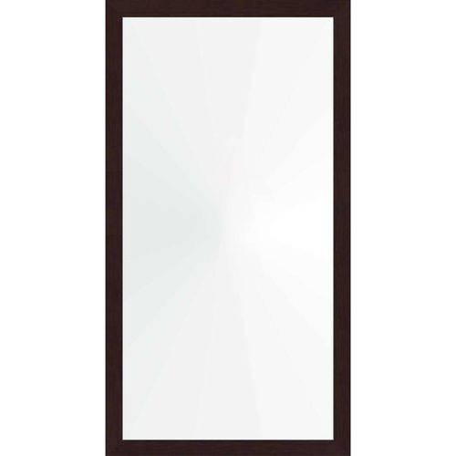 Tamanhos, Medidas e Dimensões do produto Espelho 58x108 Moldura 4cm Reta Tabaco