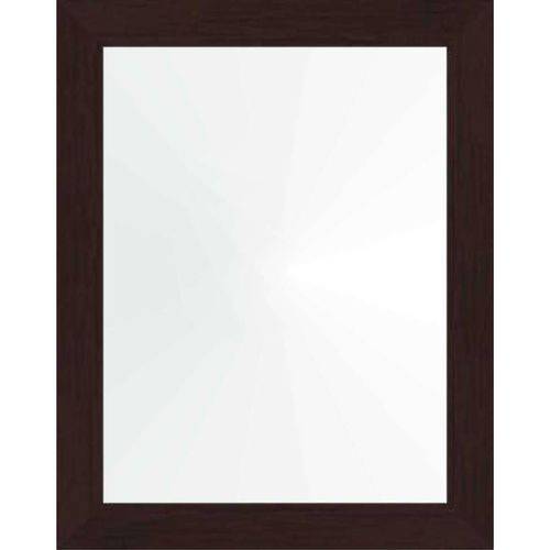 Tamanhos, Medidas e Dimensões do produto Espelho 38x48 Moldura 4cm Reta Tabaco