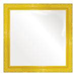 Tamanhos, Medidas e Dimensões do produto Espelho Brilho Rococo Amarelo 31x31cm