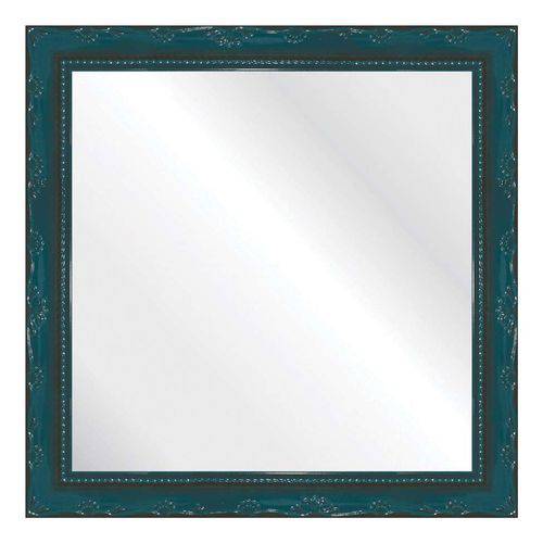 Tamanhos, Medidas e Dimensões do produto Espelho Brilho Rococo Azul 31x31cm