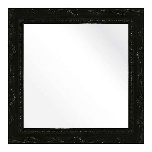 Tamanhos, Medidas e Dimensões do produto Espelho Brilho Rococo Preto 26x26cm