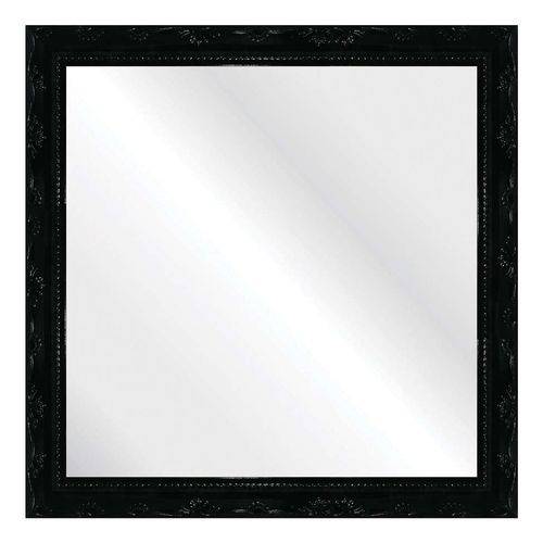 Tamanhos, Medidas e Dimensões do produto Espelho Brilho Rococo Preto 36x36cm
