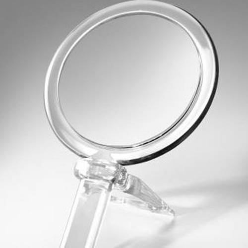 Tamanhos, Medidas e Dimensões do produto Espelho Cosmético de Mão com Lente de Aumento - Beauté - CrysBel