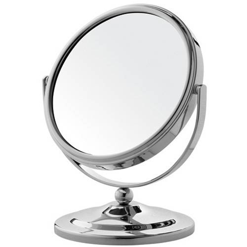 Tamanhos, Medidas e Dimensões do produto Espelho de Aumento Dupla Face Basic 3x Cromado - G-Life