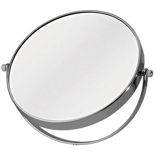 Tamanhos, Medidas e Dimensões do produto Espelho de Aumento Dupla Face Royal 3x - Cromado - G-Life