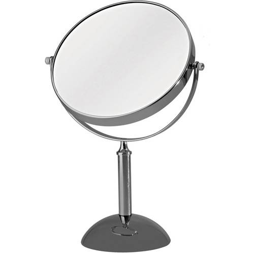 Tamanhos, Medidas e Dimensões do produto Espelho de Aumento Dupla Face Royal 3x Cromado - G-Life