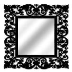 Tamanhos, Medidas e Dimensões do produto Espelho de Parede 14850p Preto 70x70 Art Shop