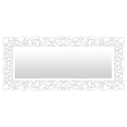 Tamanhos, Medidas e Dimensões do produto Espelho de Parede 15177b Branco 70x158 Art Shop