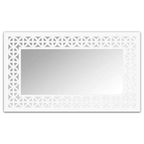 Tamanhos, Medidas e Dimensões do produto Espelho de Parede 12880b Branco 70x110 Art Shop