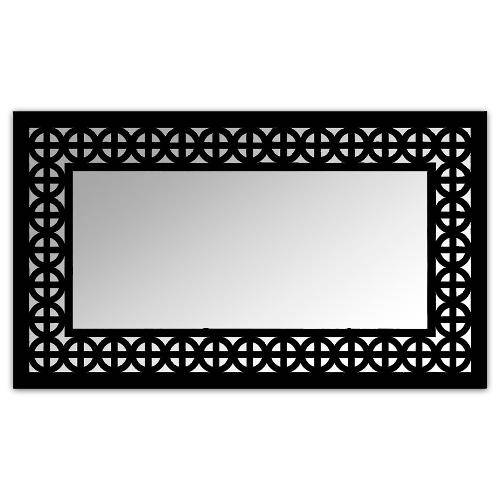 Tamanhos, Medidas e Dimensões do produto Espelho de Parede 12880p Preto 70x110 Art Shop