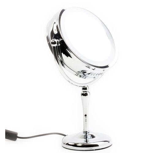 Tamanhos, Medidas e Dimensões do produto Espelho Duplo de Mesa com Iluminação 5x