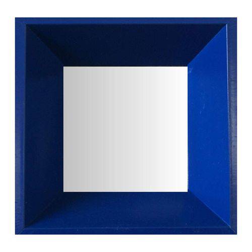 Tamanhos, Medidas e Dimensões do produto Espelho Moldura Madeira Lisa Fundo 16203 Azul Art Shop