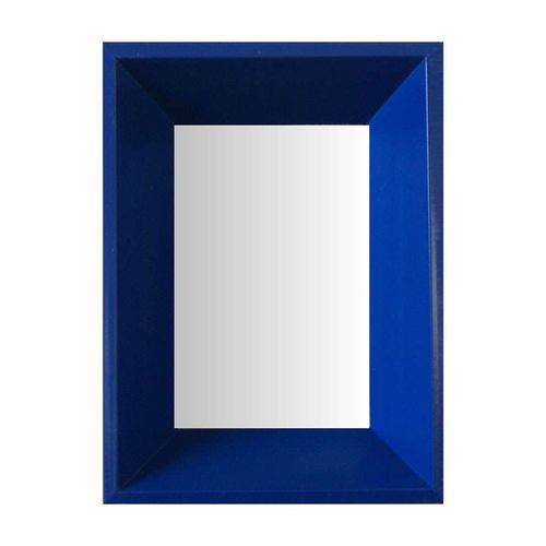 Tamanhos, Medidas e Dimensões do produto Espelho Moldura Madeira Lisa Fundo 16204 Azul Art Shop