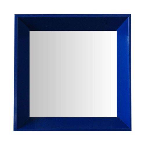 Tamanhos, Medidas e Dimensões do produto Espelho Moldura Madeira Lisa Fundo 16332 Azul Art Shop