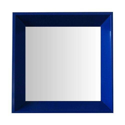 Tamanhos, Medidas e Dimensões do produto Espelho Moldura Madeira Lisa Fundo 16207 Azul Art Shop