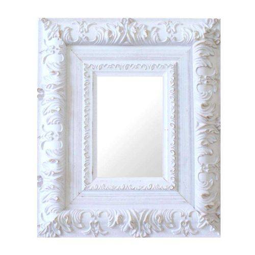 Tamanhos, Medidas e Dimensões do produto Espelho Moldura Rococó Externo 16172 Branco Patina Art Shop