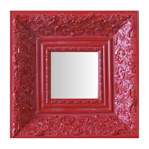 Tamanhos, Medidas e Dimensões do produto Espelho Moldura Rococó Fundo 16156 Vermelho Art Shop