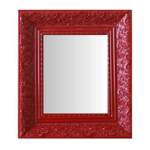Tamanhos, Medidas e Dimensões do produto Espelho Moldura Rococó Fundo 16428 Vermelho Art Shop