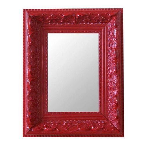 Tamanhos, Medidas e Dimensões do produto Espelho Moldura Rococó Raso 16147 Vermelho Art Shop