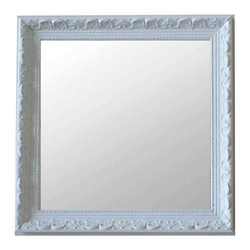 Tamanhos, Medidas e Dimensões do produto Espelho Moldura Rococó Raso 16375 Branco Art Shop