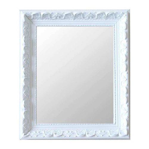 Tamanhos, Medidas e Dimensões do produto Espelho Moldura Rococó Raso 16378 Branco Art Shop