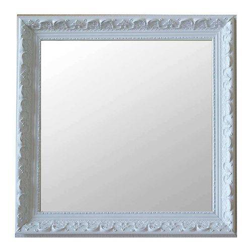 Tamanhos, Medidas e Dimensões do produto Espelho Moldura Rococó Raso 16380 Branco Art Shop