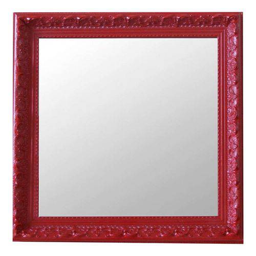 Tamanhos, Medidas e Dimensões do produto Espelho Moldura Rococó Raso 16389 Vermelho Art Shop