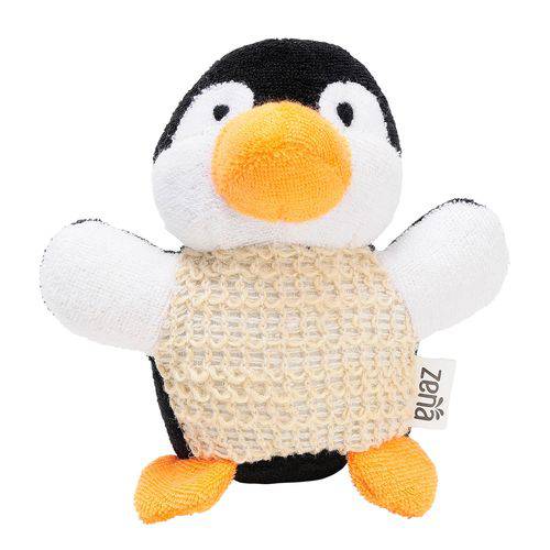 Tamanhos, Medidas e Dimensões do produto Esponja de Banho Infantil Pinguim | Zena
